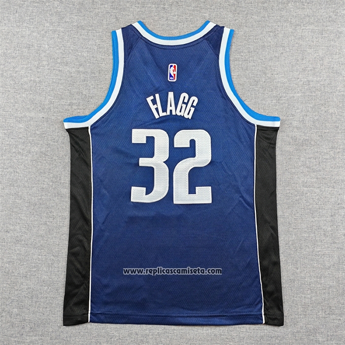 Camiseta Nino Dallas Mavericks Cooper Flagg NO 32 Statement 2025-26 Azul